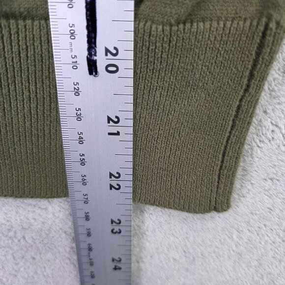 Womens Cremieux Green & Black Striped Sweater Crewneck Long Sleeve Size XS - Picture 6 of 7